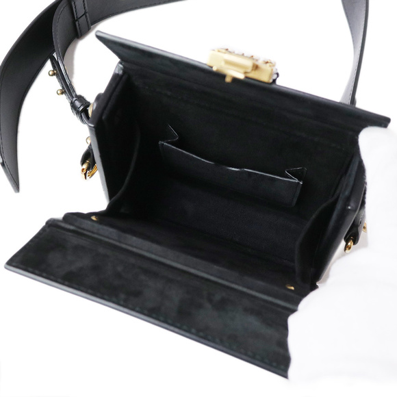 Christian Dior Addict Small Box Shoulder Bag Calfskin Black - Picture 3 of 14